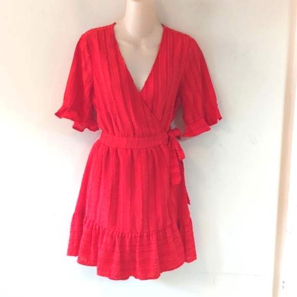 Hello Molly Waiting To Find You Wrap Dress 6 - Picture 5 of 16